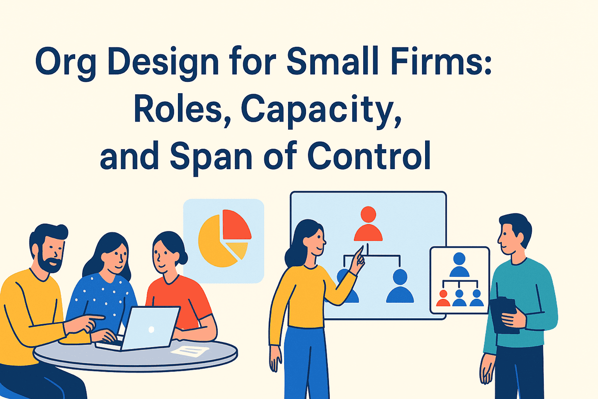 ORG DESIGN FOR SMALL FIRMS: ROLES, CAPACITY, AND SPAN OF CONTROL